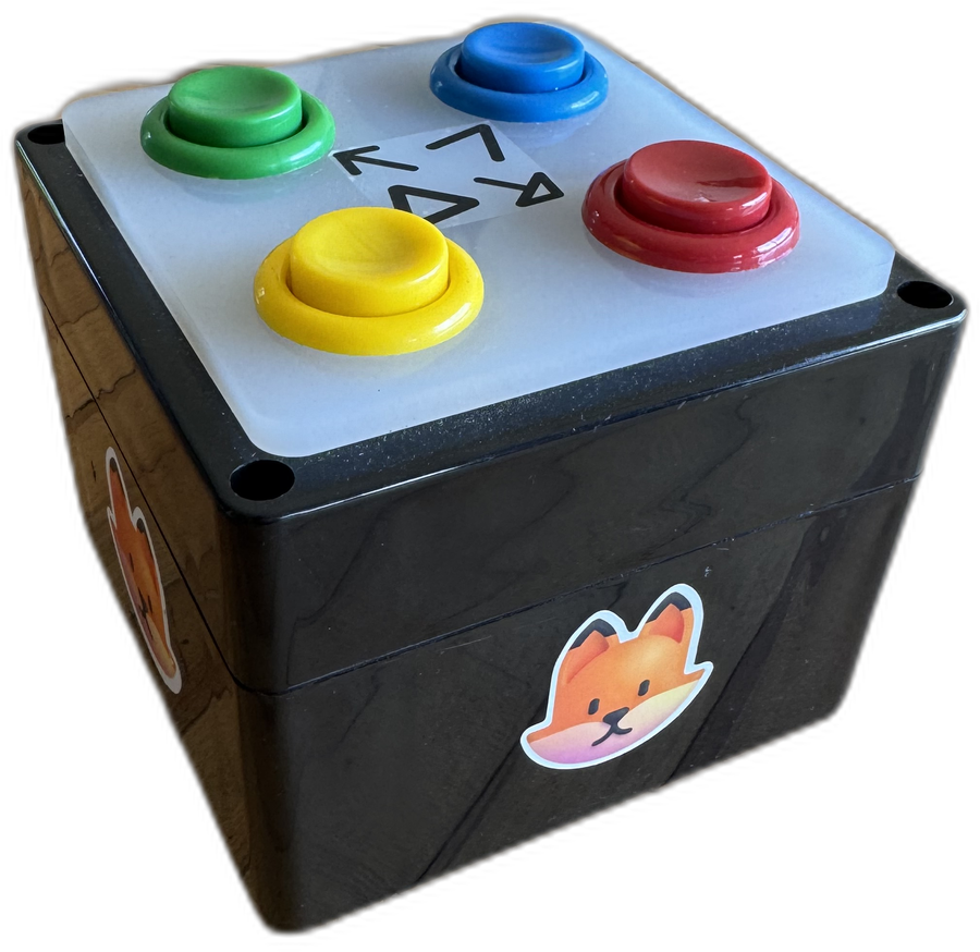The Button Box Battle game controller